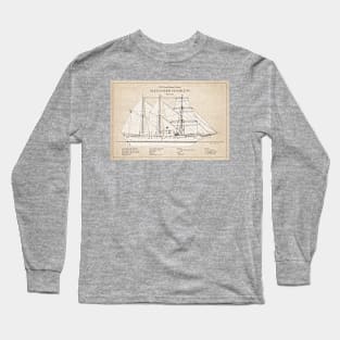 Alexander Hamilton wix-272 United States Coast Guard Cutter - SBD Long Sleeve T-Shirt